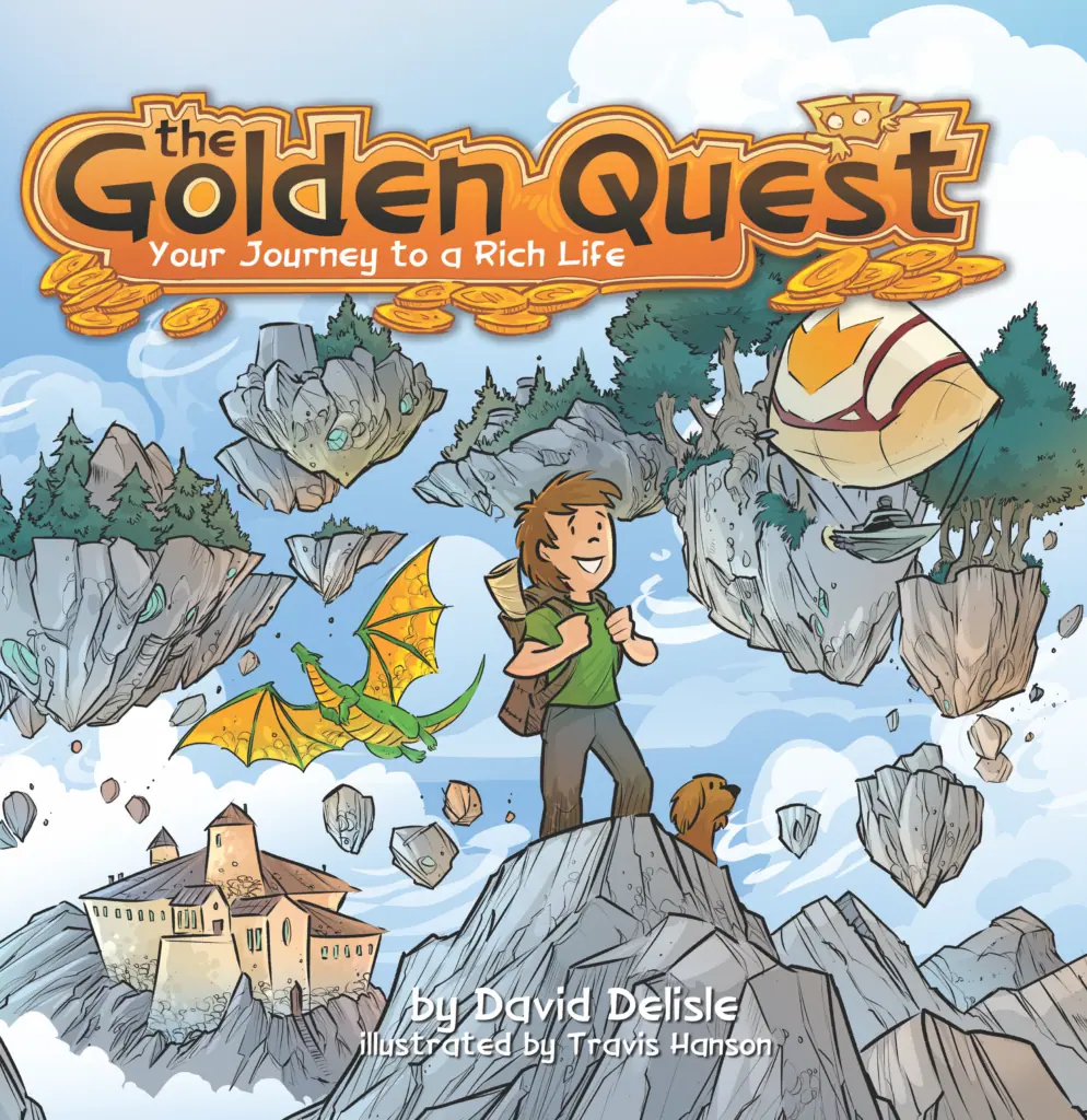 The cover of the Golden Quest book