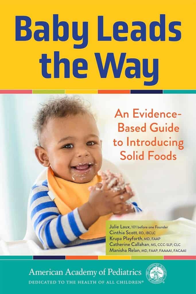 Book cover of the book “Baby Leads the Way”.